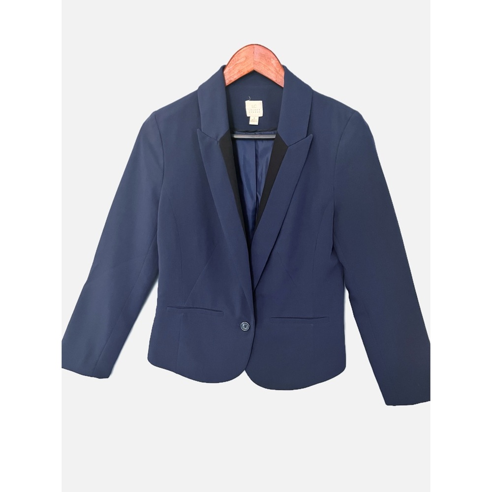 Lauren Conrad blazer Navy with black lapel